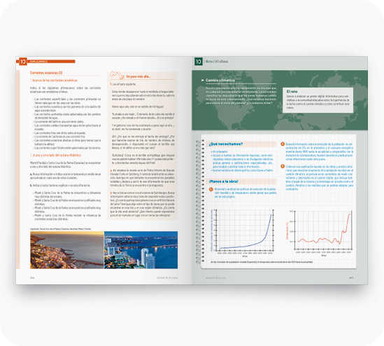 Interior libro Biología y Geología 1º de la ESO