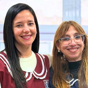 Romina Muñoz y Victoria Silvestri